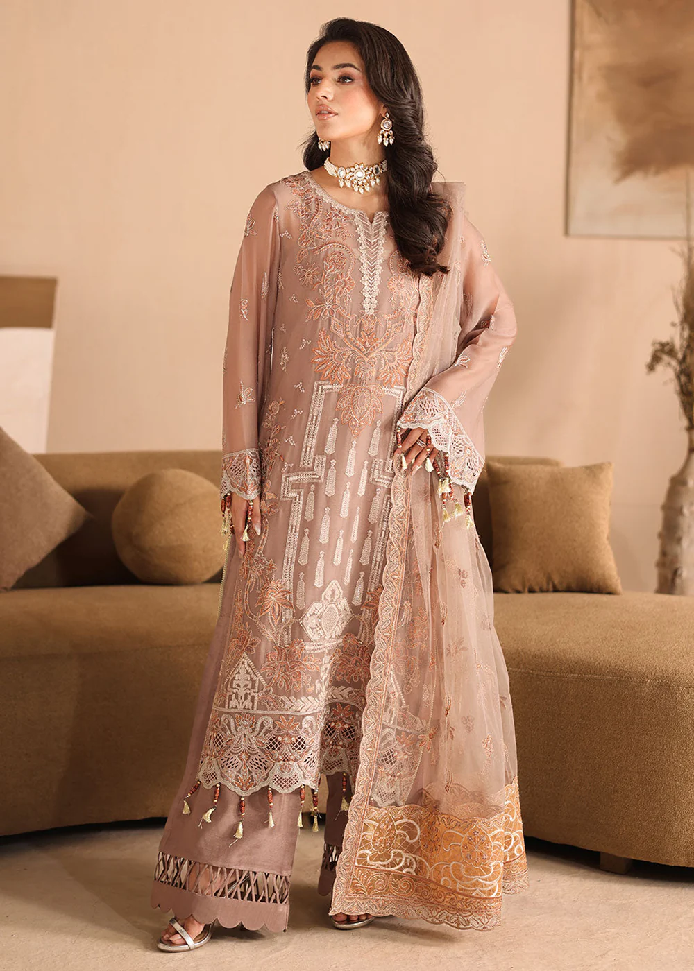 Kashish Luxury Chiffon '25 (Vol 3) by Ramsha | K-308 - Image 5