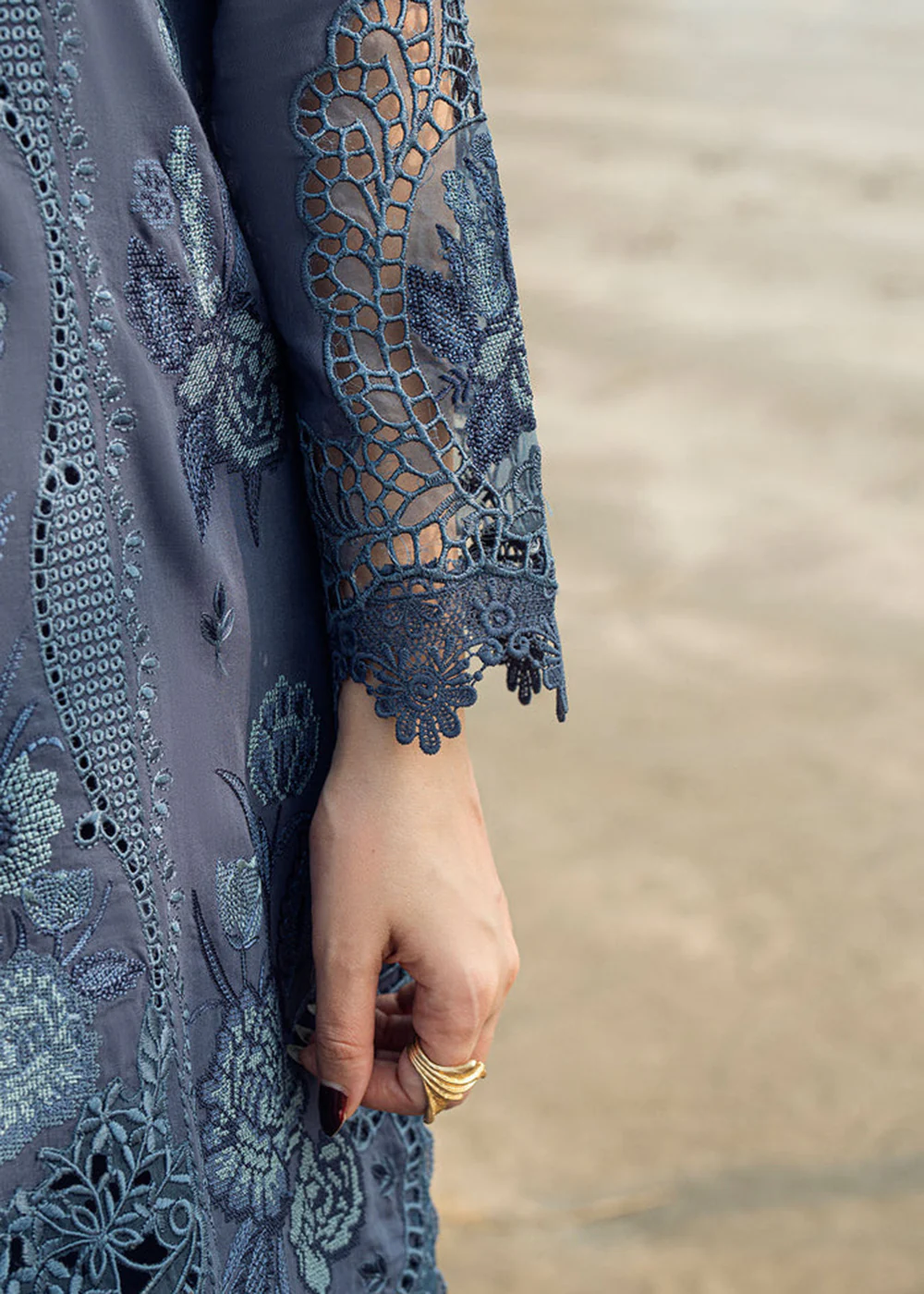 Khuwab Unstitched Swiss Lawn '25 by Nureh | NE-146 - Image 8
