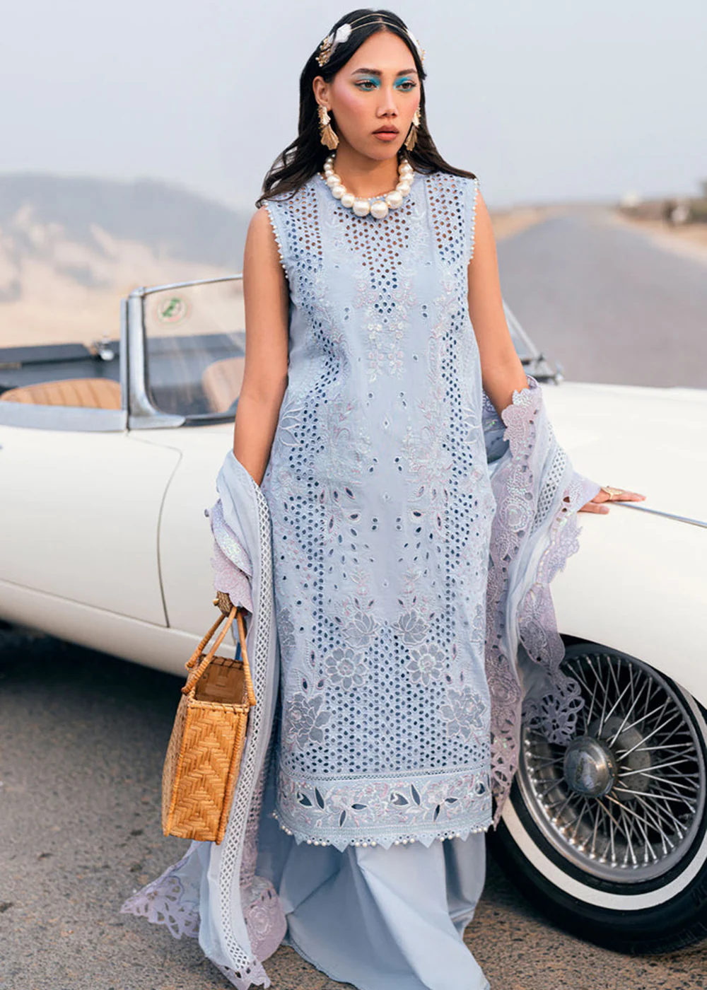 Khuwab Unstitched Swiss Lawn '25 by Nureh | NE-150 - Image 4