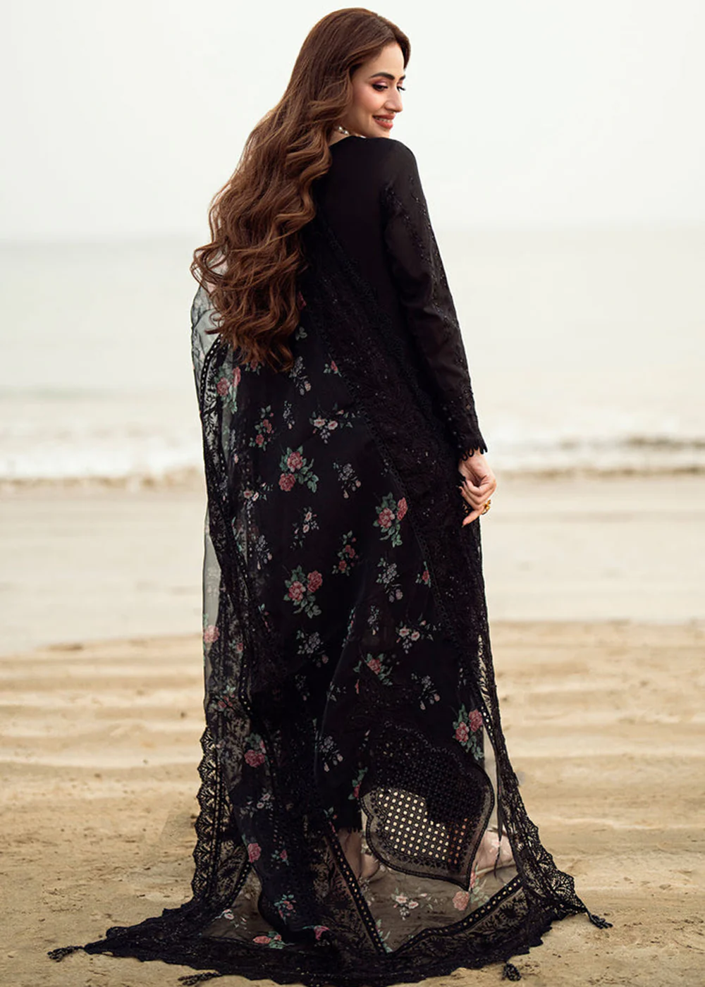 Khuwab Unstitched Swiss Lawn '25 by Nureh | NE-151 - Image 3