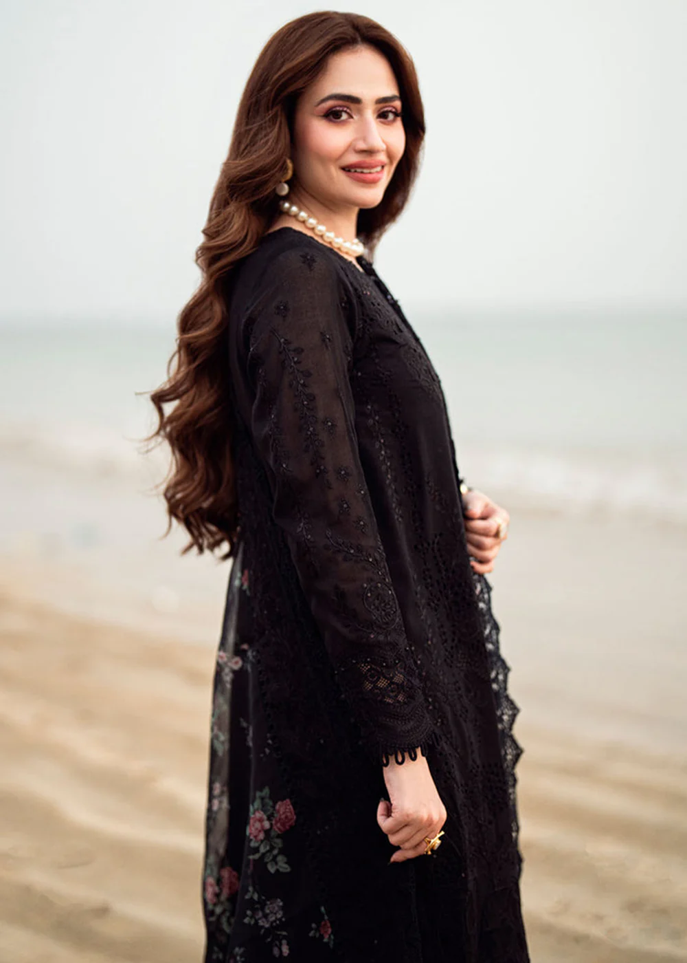 Khuwab Unstitched Swiss Lawn '25 by Nureh | NE-151 - Image 5