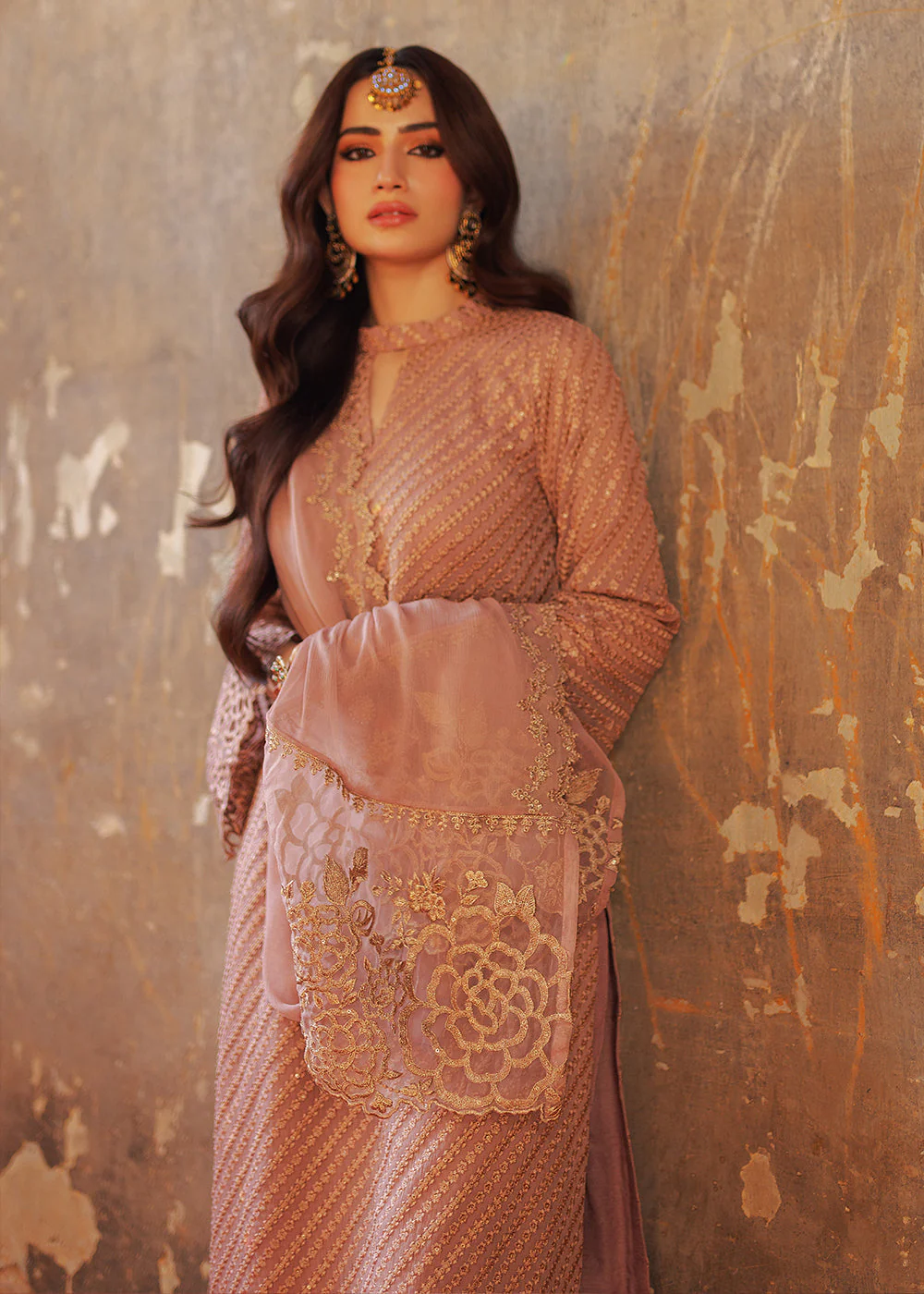Luxe 3 Pcs Festive Embroidered Formals '24 by Azure | Azalea - Image 2