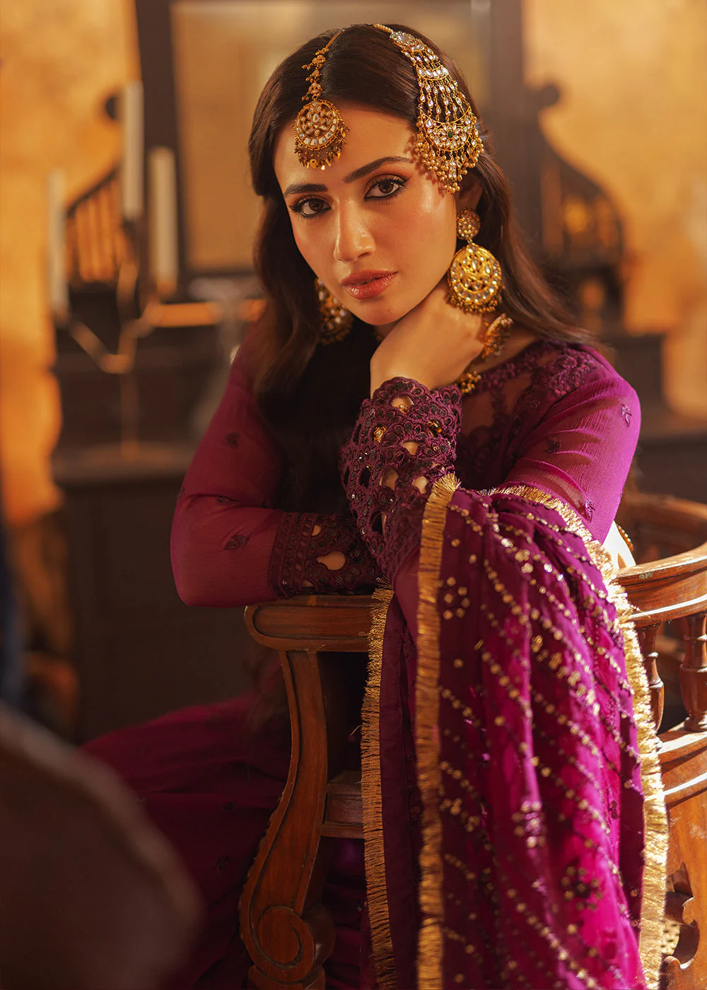 Luxe 3 Pcs Festive Embroidered Formals '24 by Azure | Mysterious Fairy - Image 5