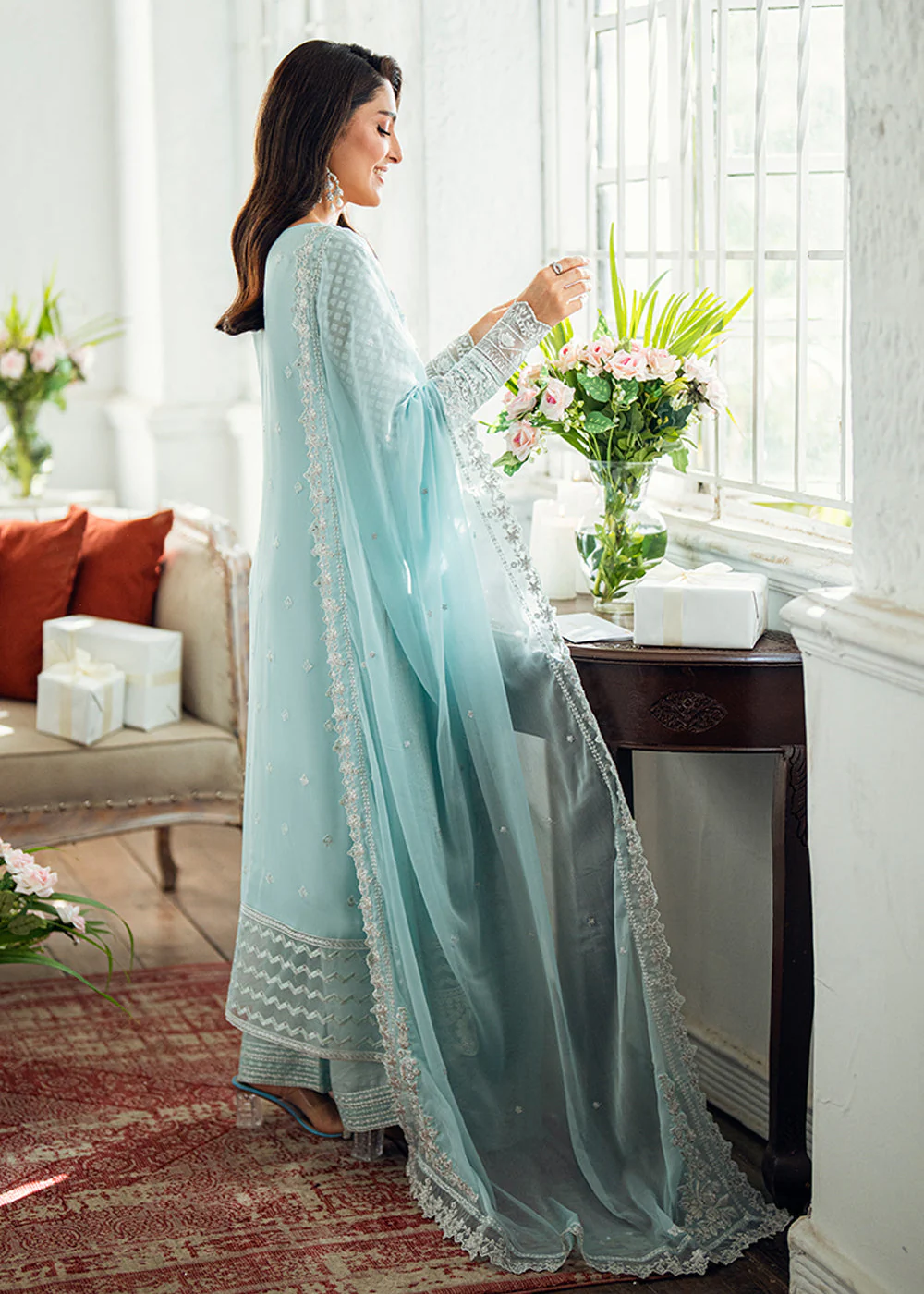 Luxe Embroidered Festive Formals '25 by Azure | Azure Glow - Image 3