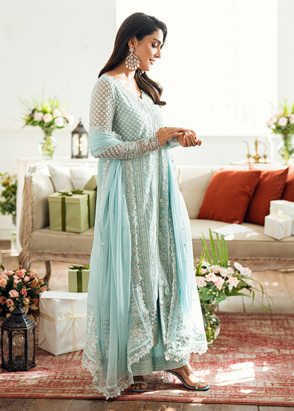Luxe Embroidered Festive Formals '25 by Azure | Azure Glow - Image 7