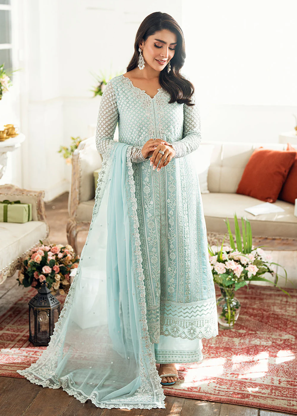 Luxe Embroidered Festive Formals '25 by Azure | Azure Glow - Image 8