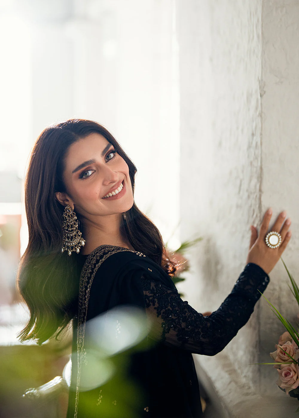 Luxe Embroidered Festive Formals '25 by Azure | Caviar Noir - Image 8
