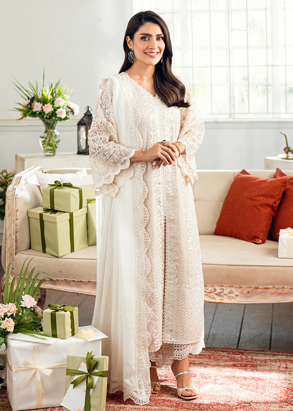 Luxe Embroidered Festive Formals '25 by Azure | Ethereal Pearl