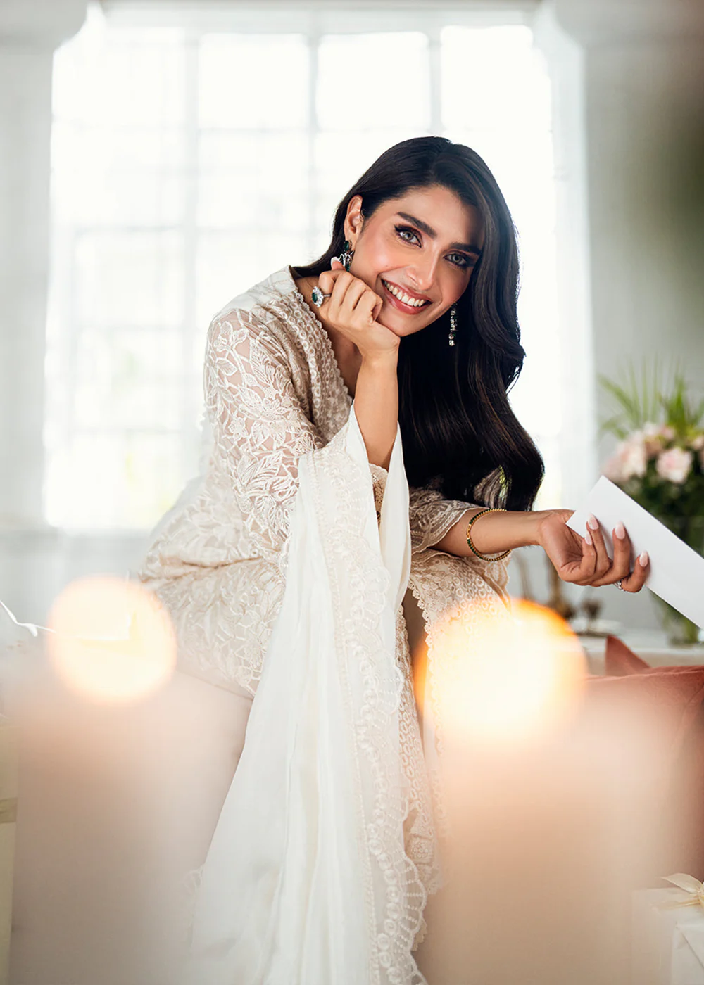 Luxe Embroidered Festive Formals '25 by Azure | Ethereal Pearl - Image 7