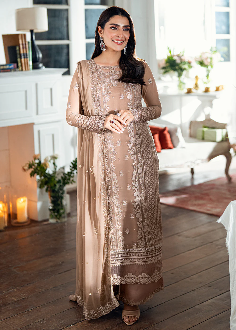 Luxe Embroidered Festive Formals '25 by Azure | Hazel Veil