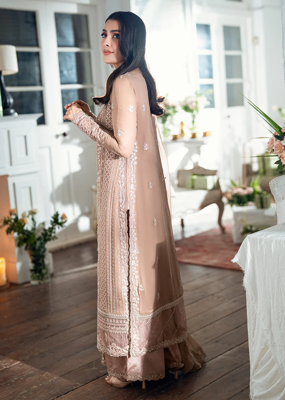 Luxe Embroidered Festive Formals '25 by Azure | Hazel Veil - Image 3