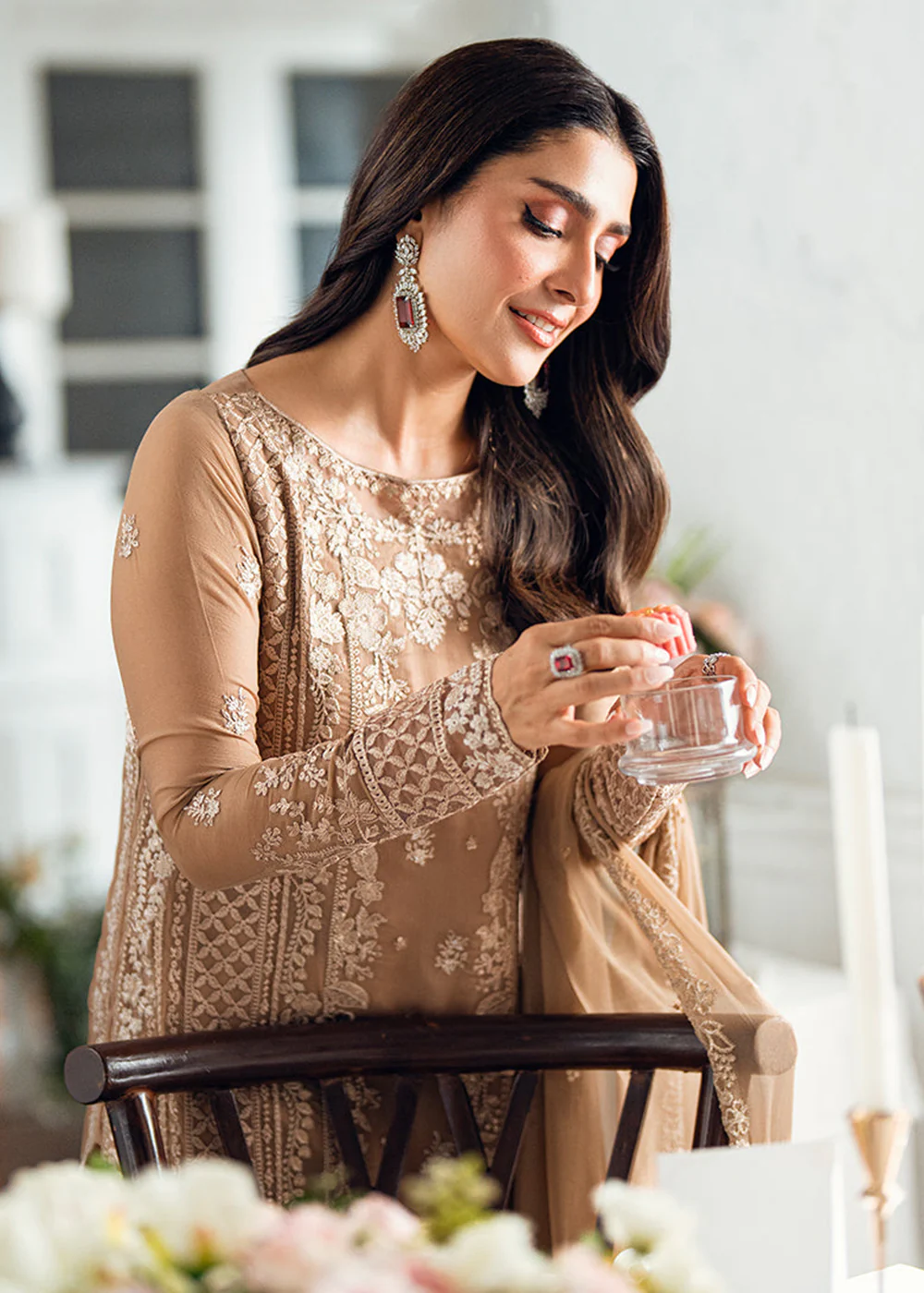 Luxe Embroidered Festive Formals '25 by Azure | Hazel Veil - Image 8