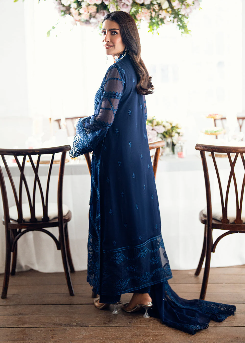 Luxe Embroidered Festive Formals '25 by Azure | Imperial Midnight - Image 3