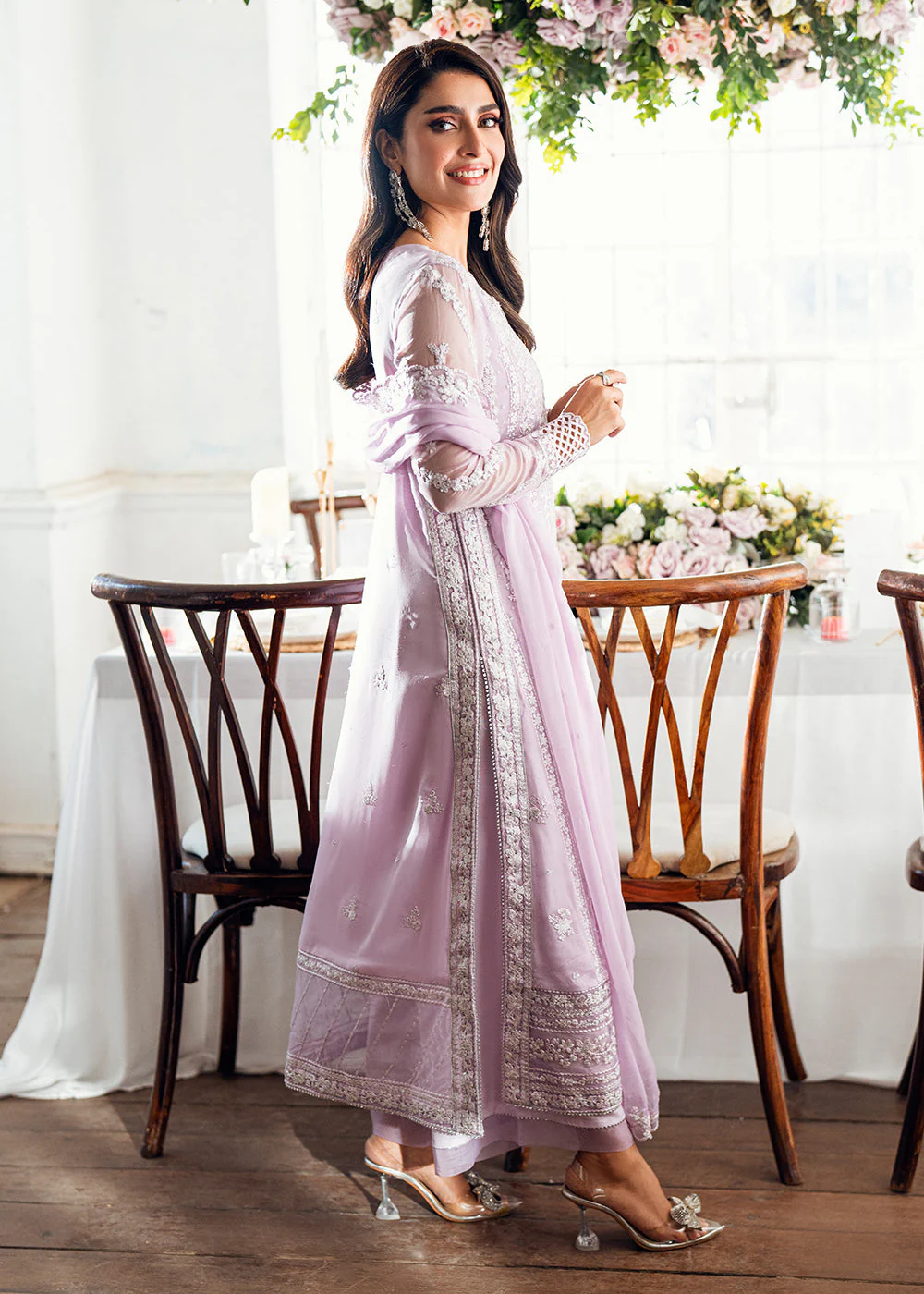 Luxe Embroidered Festive Formals '25 by Azure | Twilight Lavender - Image 3