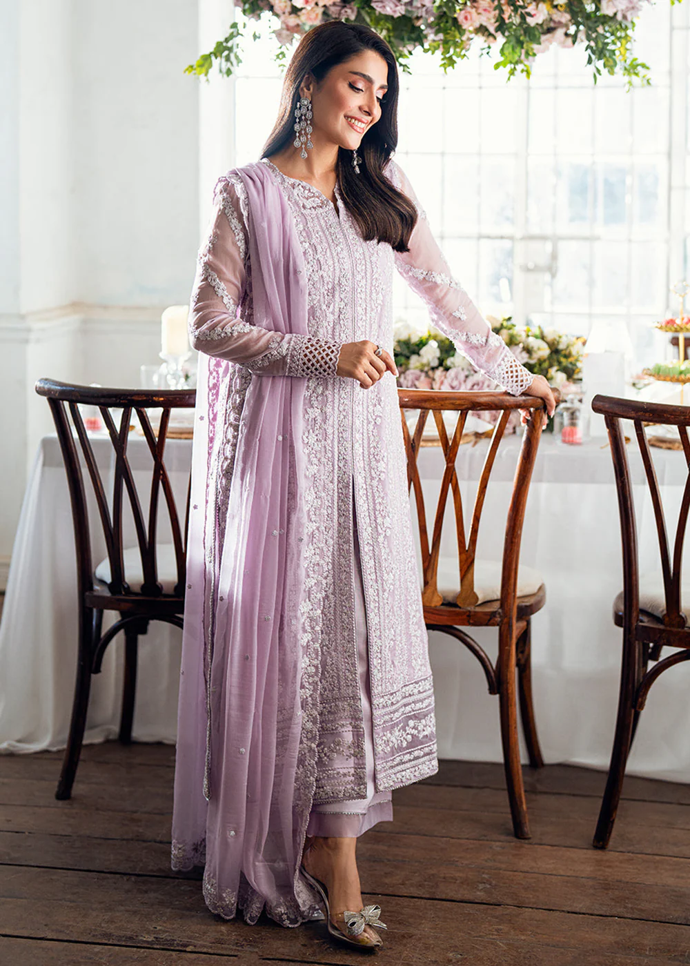 Luxe Embroidered Festive Formals '25 by Azure | Twilight Lavender - Image 9