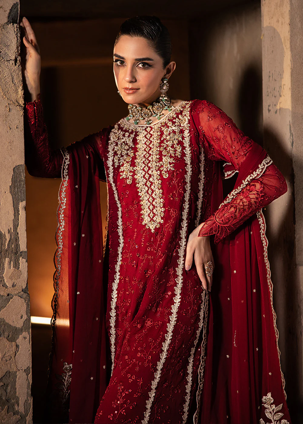 Luxe Wedding Edit '24 by Azure | Royal Crimson - Image 2