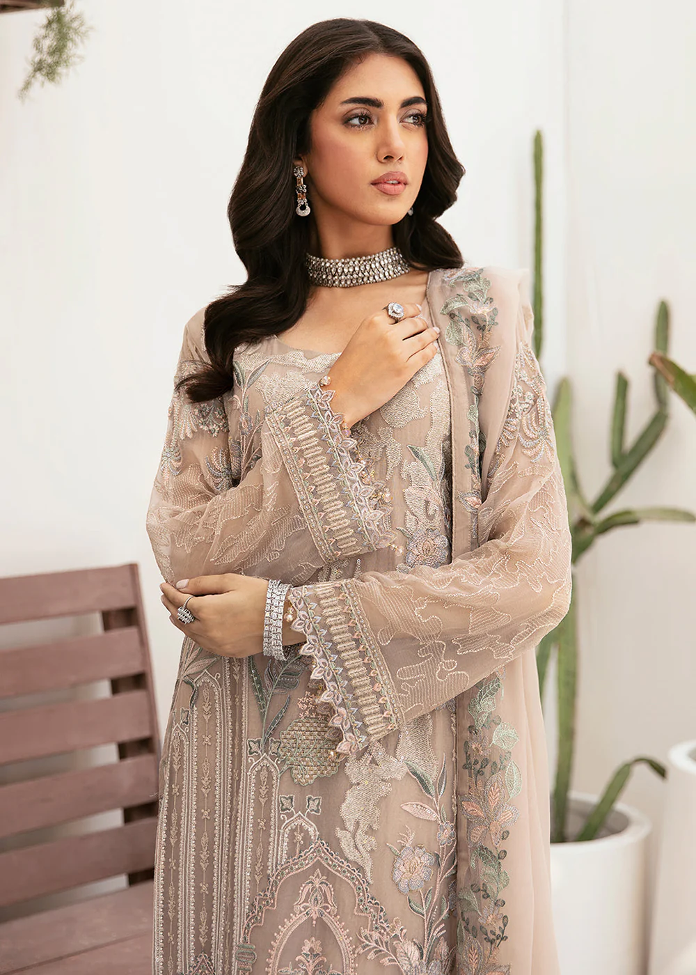 Luxury Chiffon Collection 2024 by Ramsha | F-2601 - Image 2