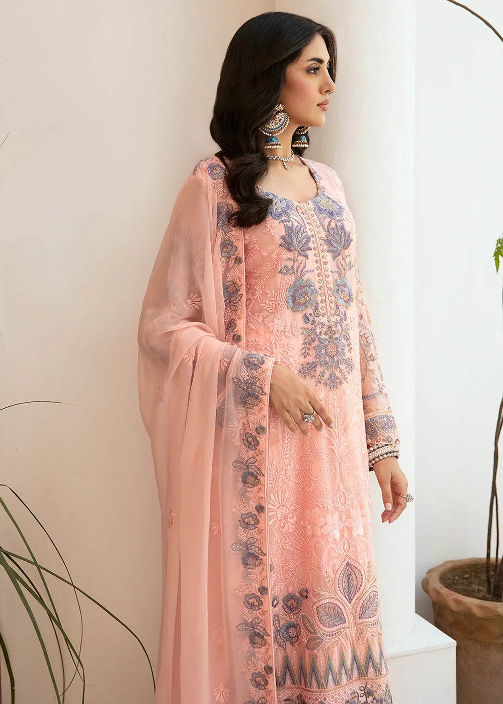 Luxury Chiffon Collection 2024 by Ramsha | F-2605 - Image 5
