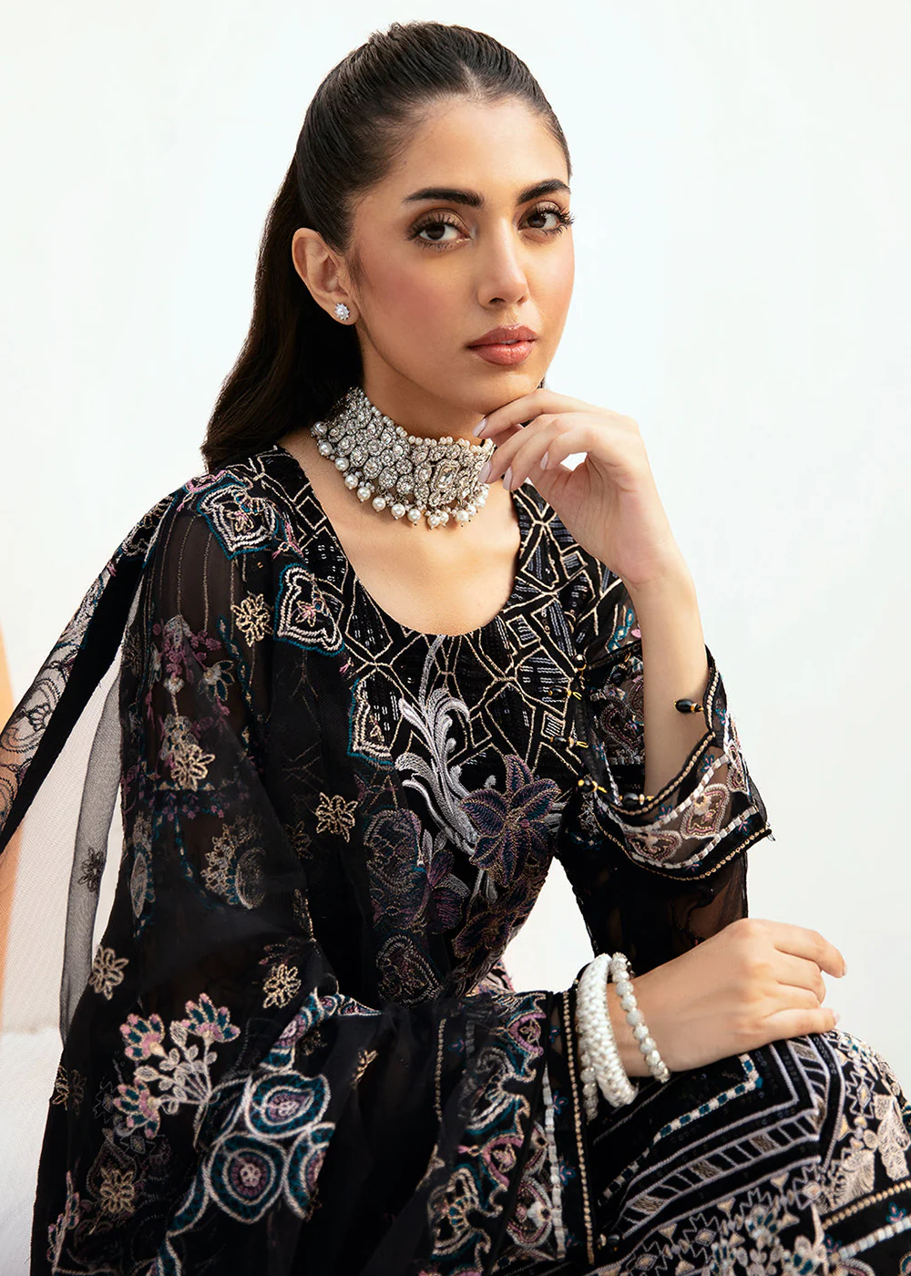 Luxury Chiffon Collection 2024 by Ramsha | F-2606 - Image 5