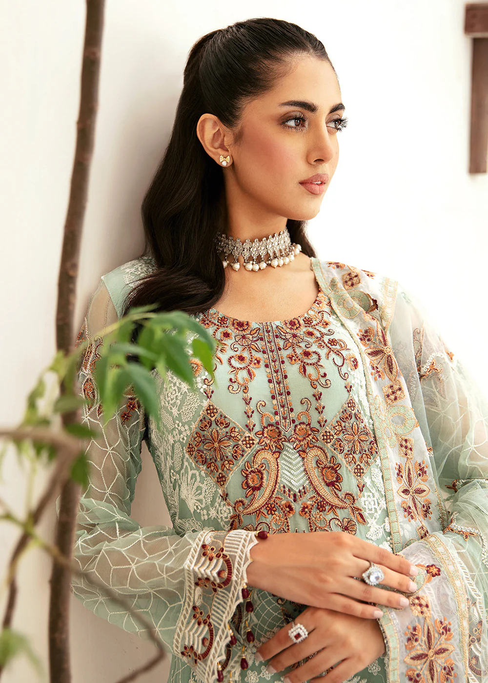 Luxury Chiffon Collection 2024 by Ramsha | F-2607 - Image 2