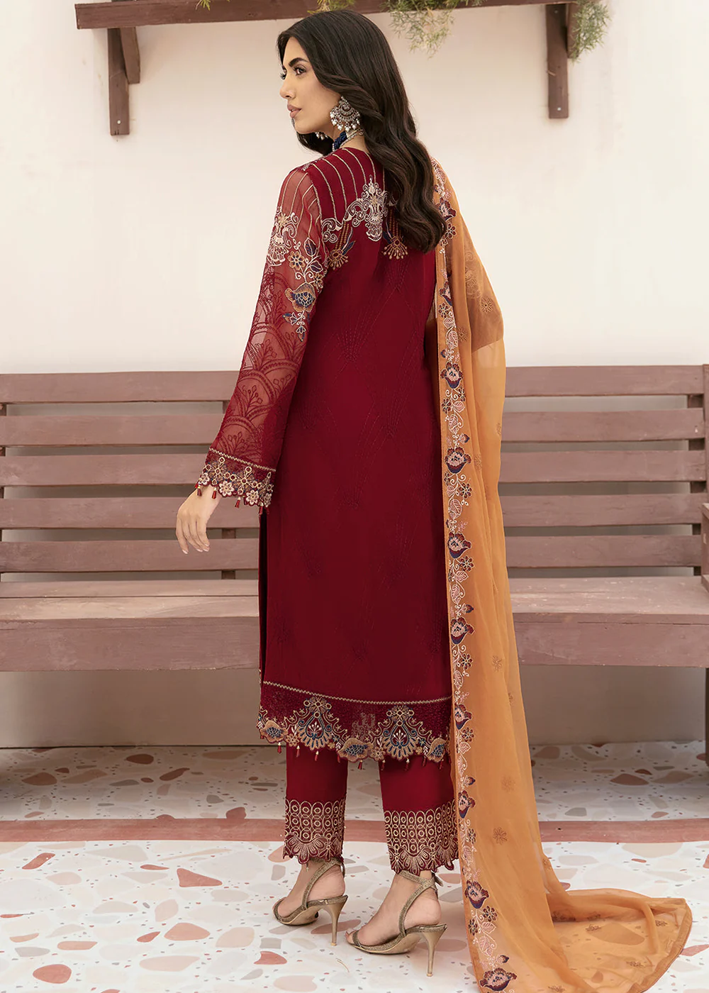 Luxury Chiffon Collection 2024 by Ramsha | F-2612 - Image 3