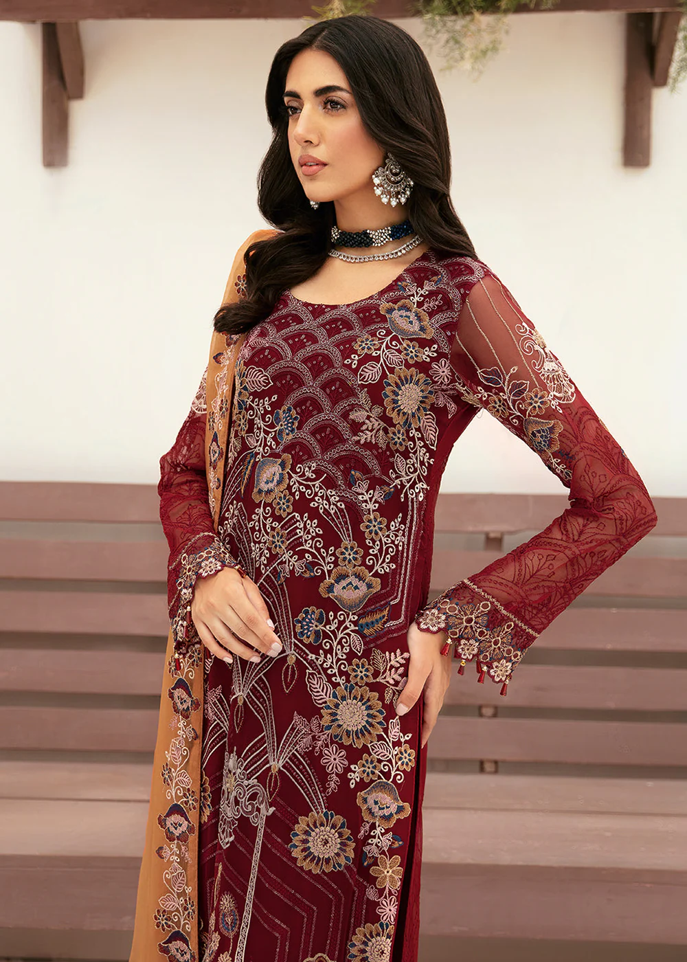 Luxury Chiffon Collection 2024 by Ramsha | F-2612 - Image 5
