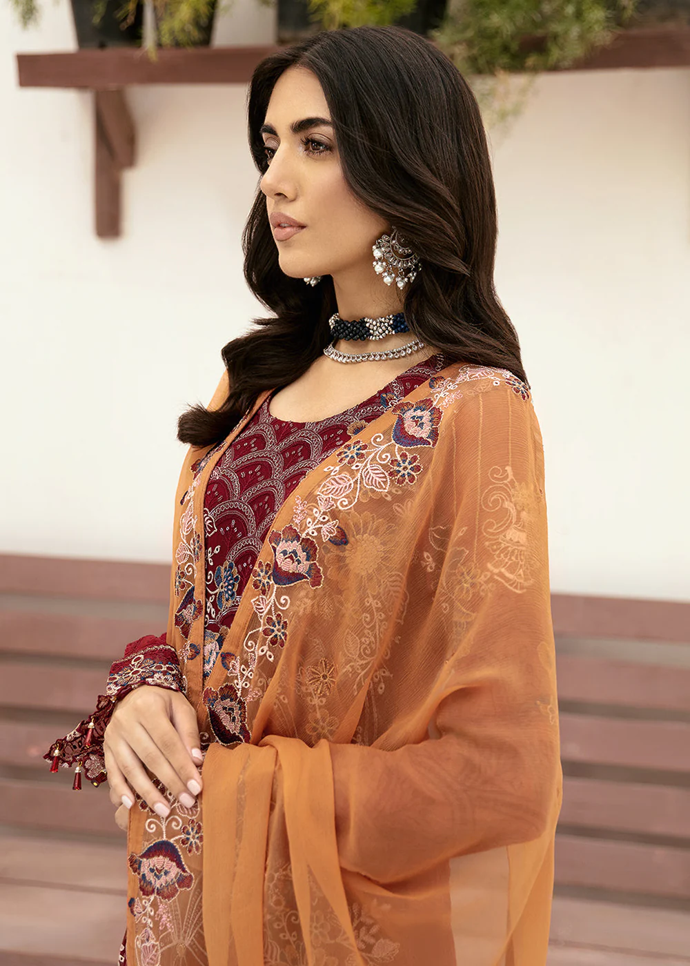 Luxury Chiffon Collection 2024 by Ramsha | F-2612 - Image 6