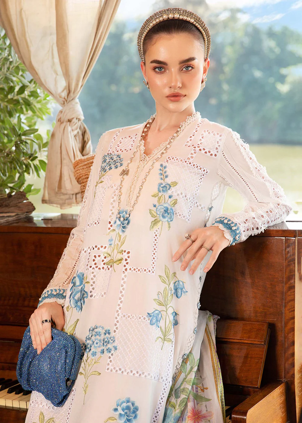 M.Prints Spring Summer Lawn '25 by Maria B | MPT-2501-A - Image 2