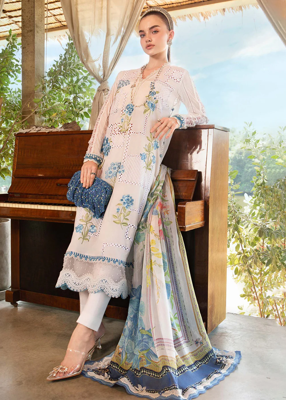 M.Prints Spring Summer Lawn '25 by Maria B | MPT-2501-A - Image 5