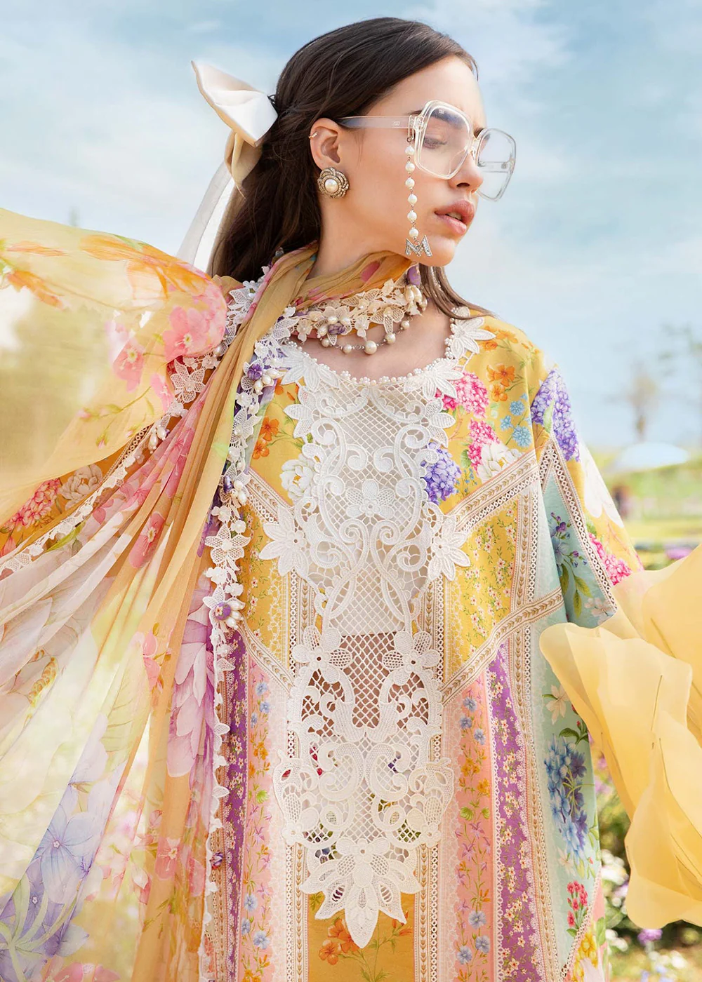 M.Prints Spring Summer Lawn '25 by Maria B | MPT-2509-A - Image 4