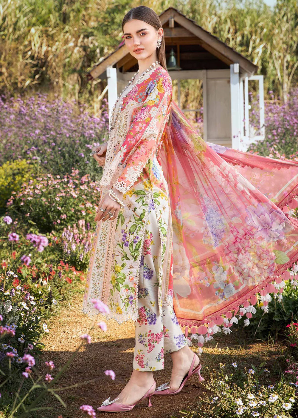 M.Prints Spring Summer Lawn '25 by Maria B | MPT-2509-B - Image 3