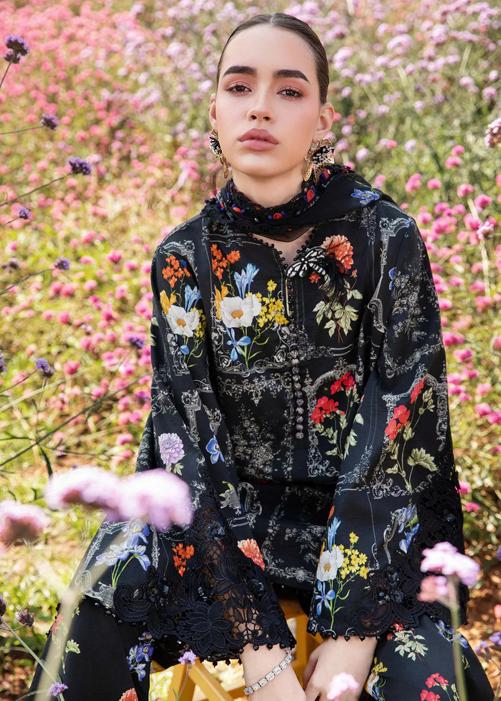 M.Prints Spring Summer Lawn '25 by Maria B | MPT-2511-B - Image 2