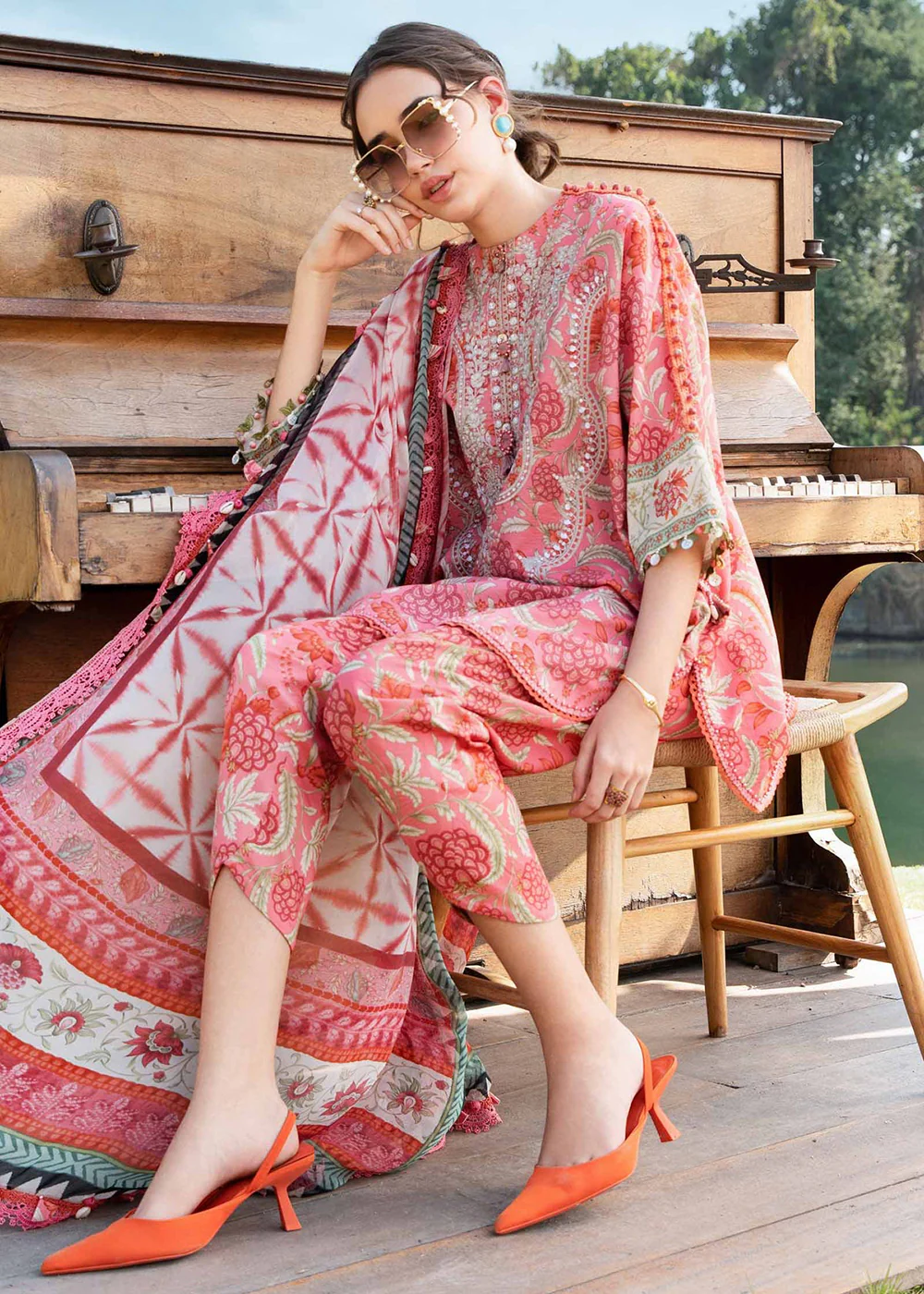 M.Prints Spring Summer Lawn '25 by Maria B | MPT-2513-A - Image 3