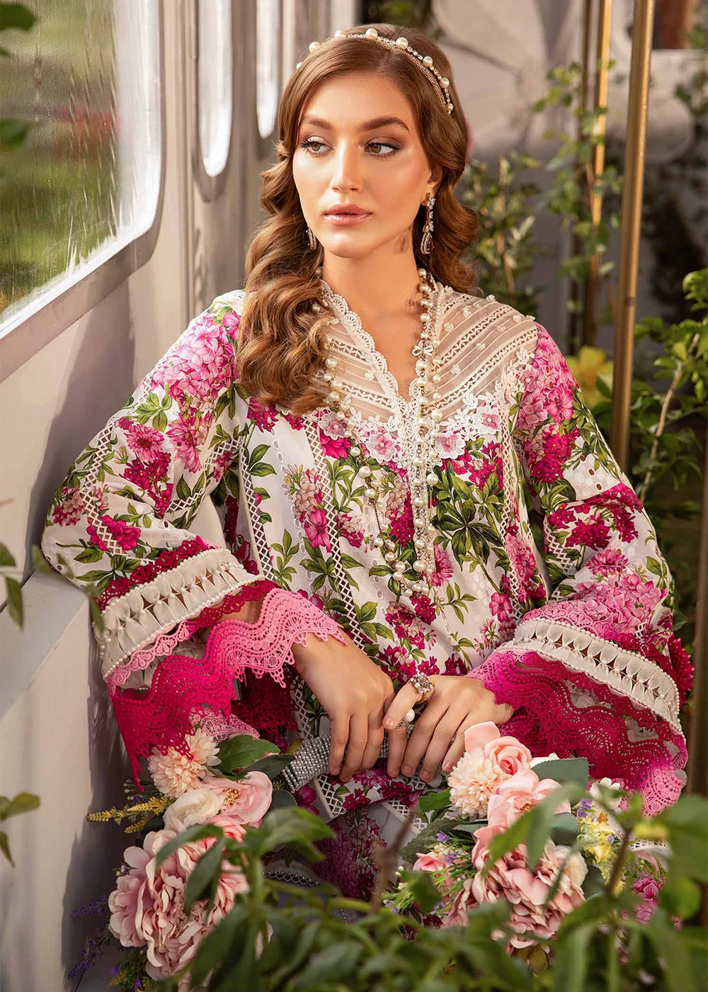 M.Prints Spring Summer Lawn Edit '24 by Maria B | MPT-2102-A - Image 3