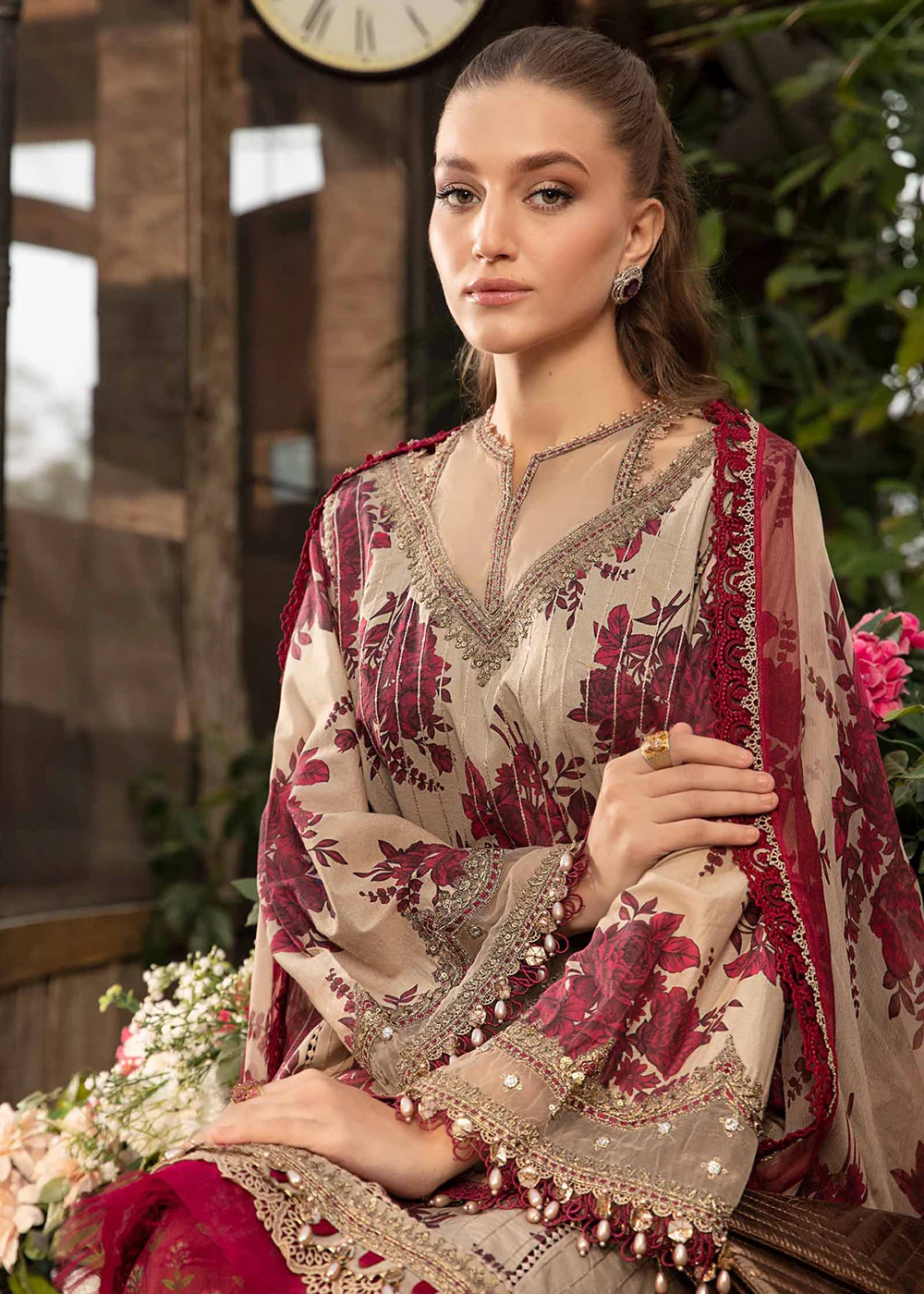 M.Prints Spring Summer Lawn Edit '24 by Maria B | MPT-2110-A - Image 2