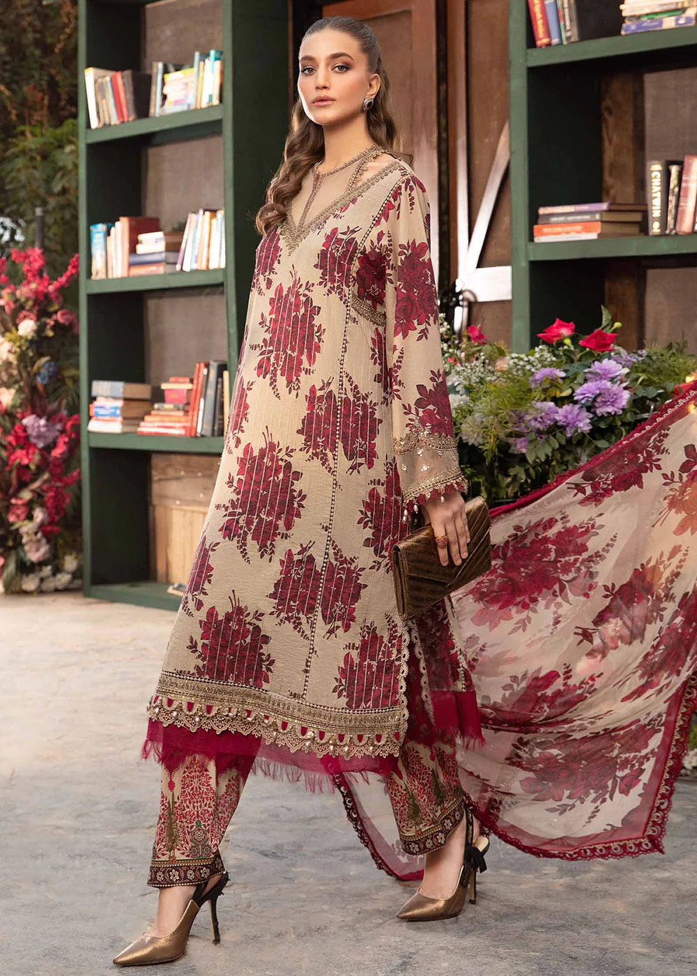 M.Prints Spring Summer Lawn Edit '24 by Maria B | MPT-2110-A - Image 5