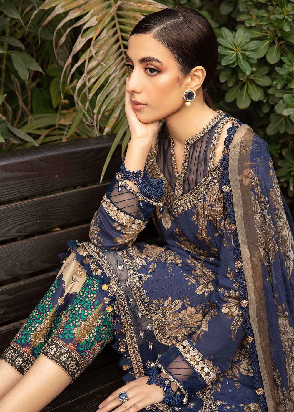 M.Prints Spring Summer Lawn Edit '24 by Maria B | MPT-2110-B - Image 3