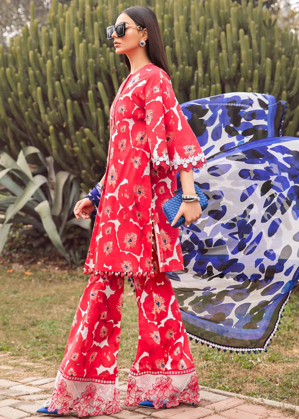 M.Prints Spring Summer Lawn Edit '24 by Maria B | MPT-2112-A - Image 5