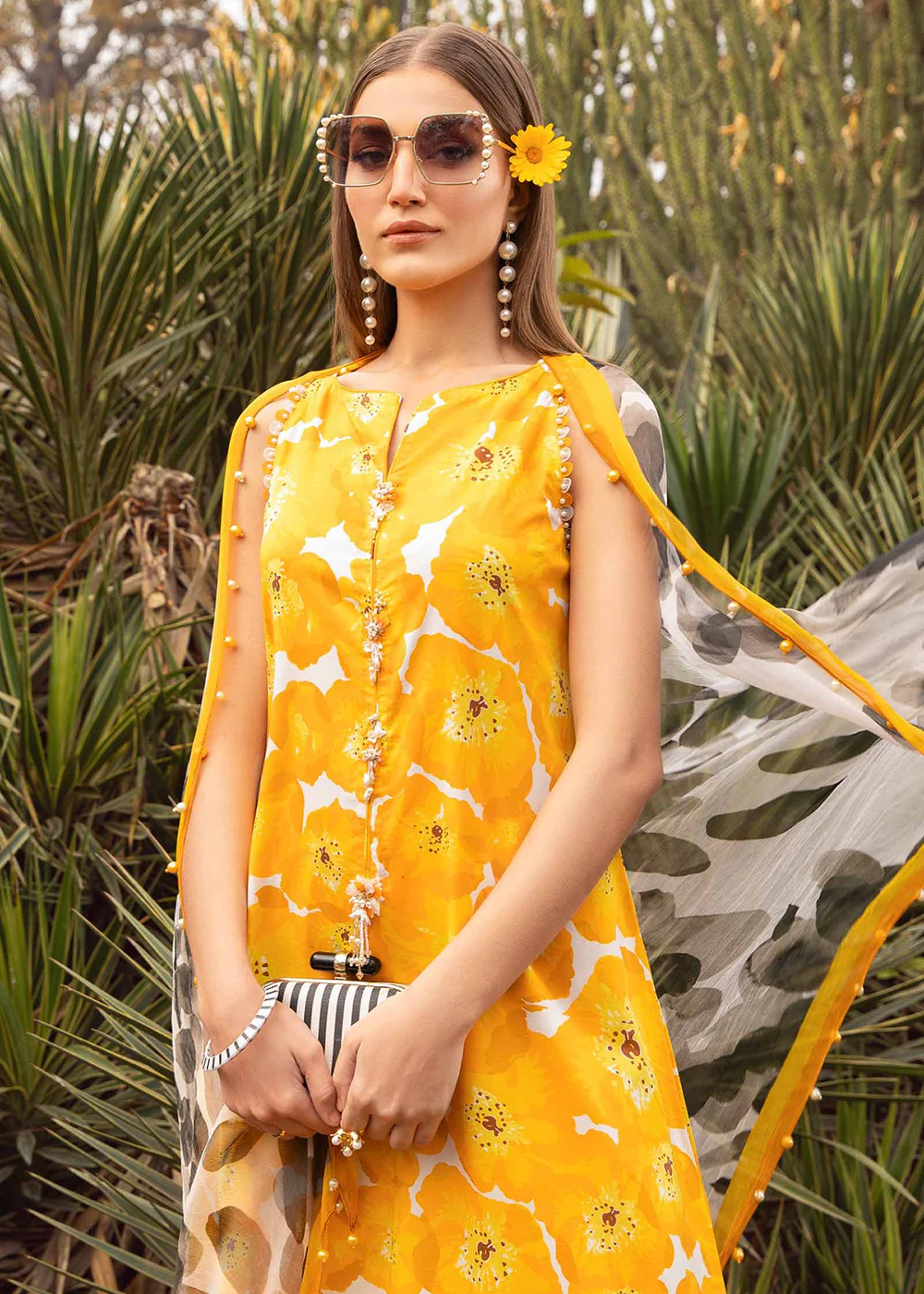 M.Prints Spring Summer Lawn Edit '24 by Maria B | MPT-2112-B - Image 3