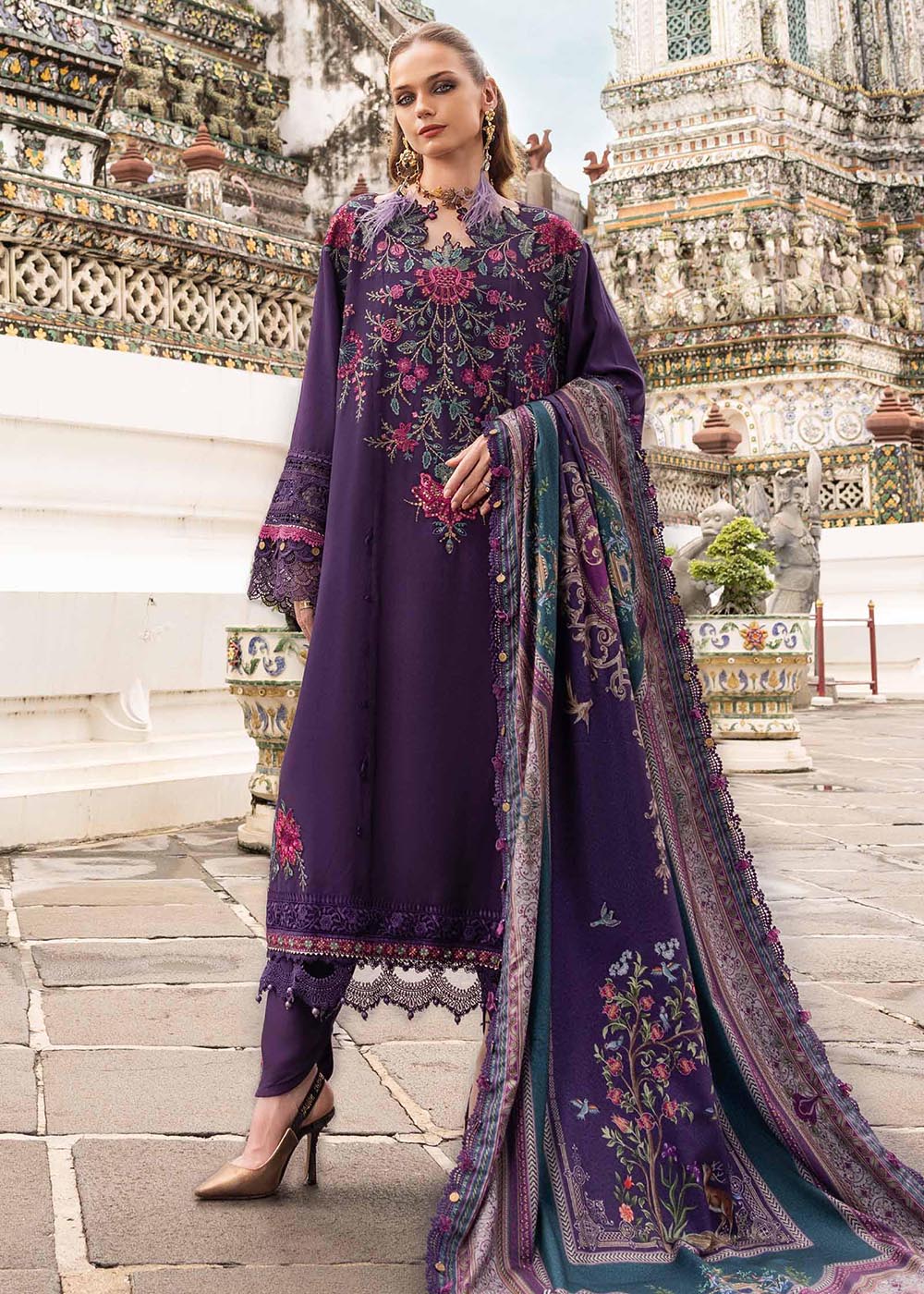 M Prints Winter Collection '25 by Maria B | MPT-2805-B - Image 5