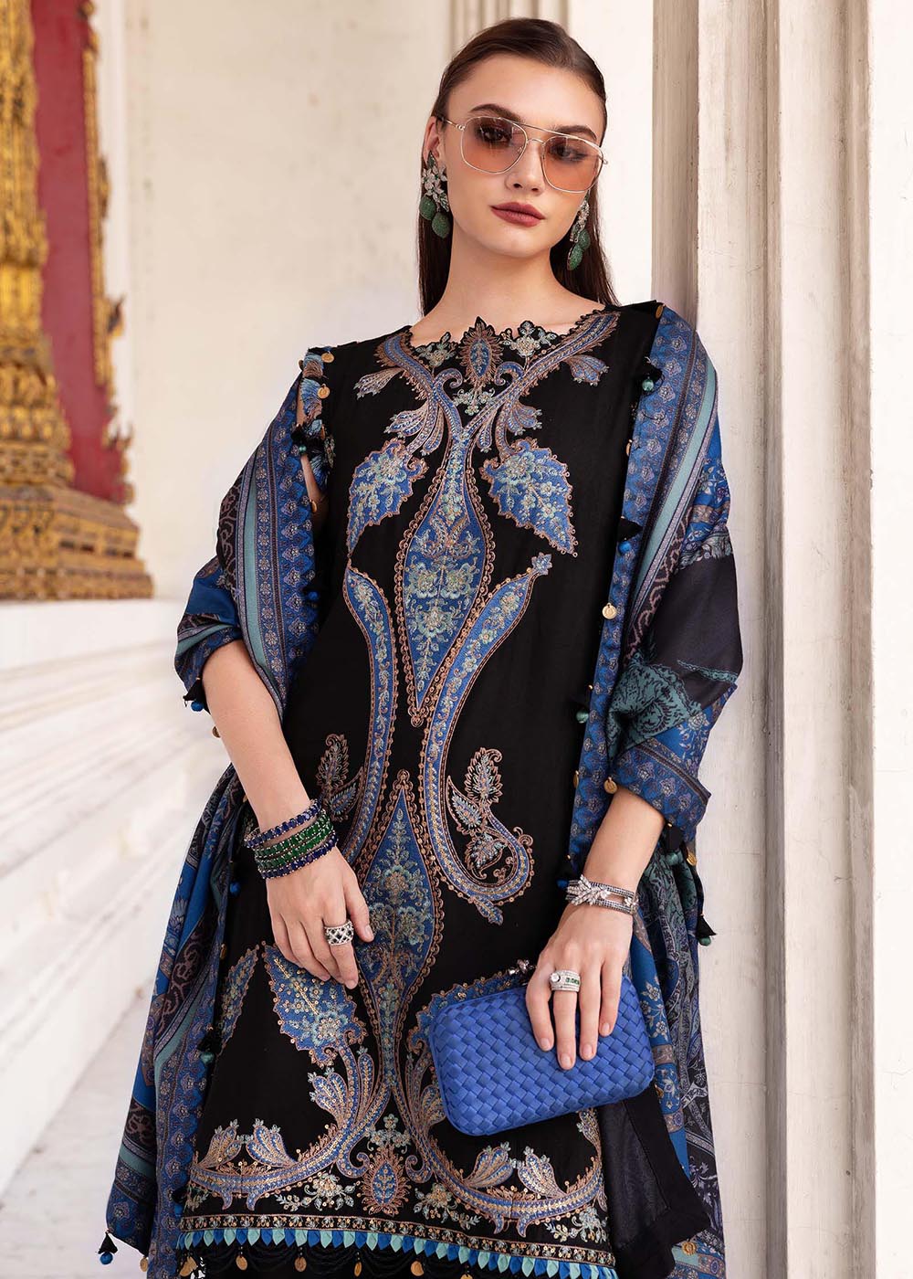 M Prints Winter Collection '25 by Maria B | MPT-2806-B - Image 2