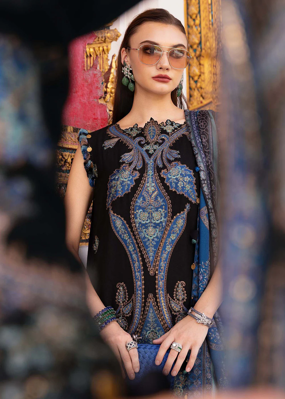 M Prints Winter Collection '25 by Maria B | MPT-2806-B - Image 5