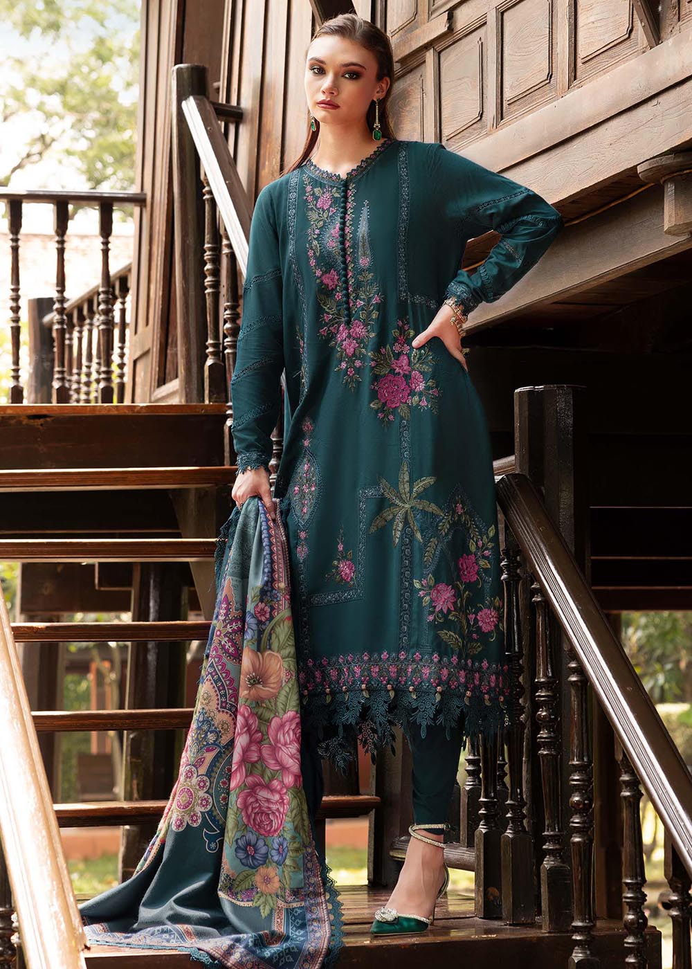 M Prints Winter Collection '25 by Maria B | MPT-2807-B