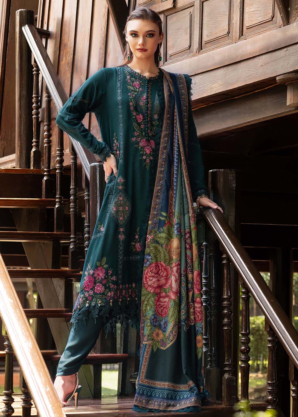 M Prints Winter Collection '25 by Maria B | MPT-2807-B - Image 3