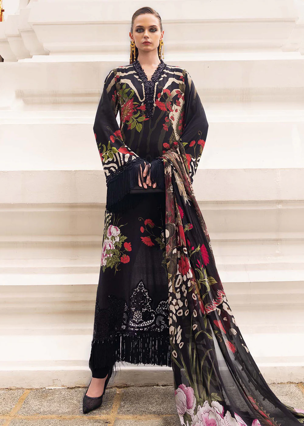 M Prints Winter Collection '25 by Maria B | MPT-2810-B - Image 4