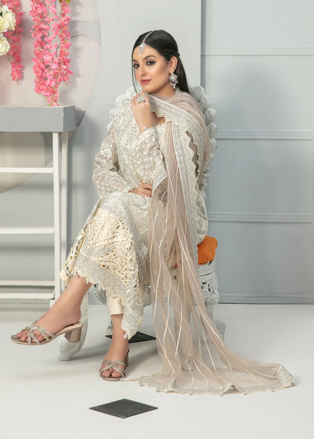 Mahaba Formal Wear 2023 by Tawakkal Fabrics - D-7660 - Image 3