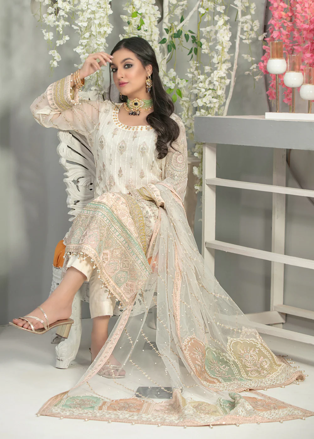 Mahaba Formal Wear 2023 by Tawakkal Fabrics - D-7669 - Image 2