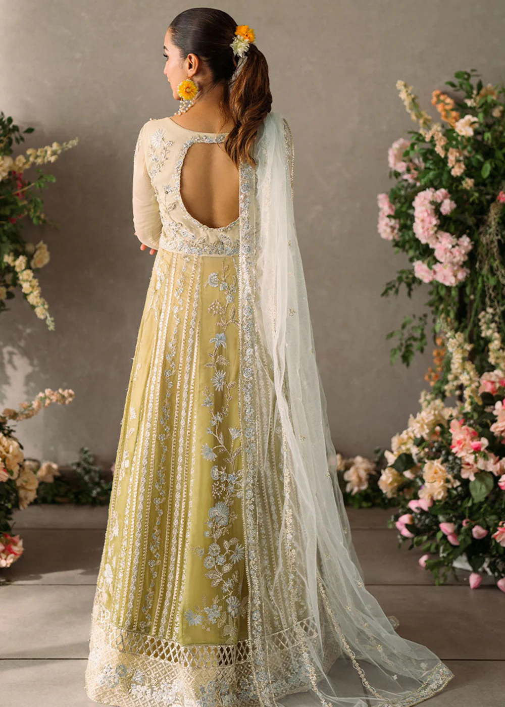 Mastani Evening Luxury Chiffon '24 by Mushq | Hira - Image 3