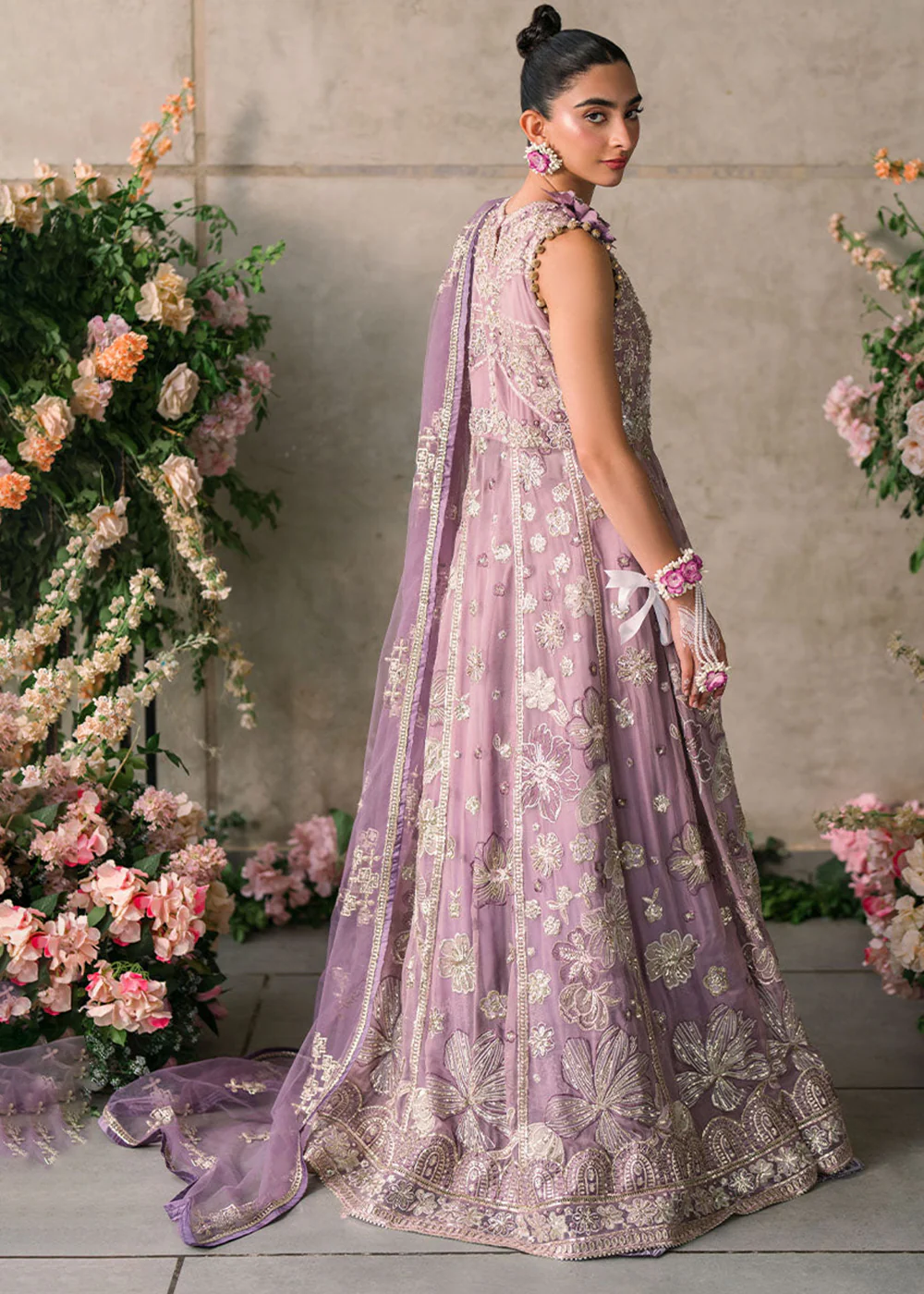 Mastani Evening Luxury Chiffon '24 by Mushq | Sana - Image 3
