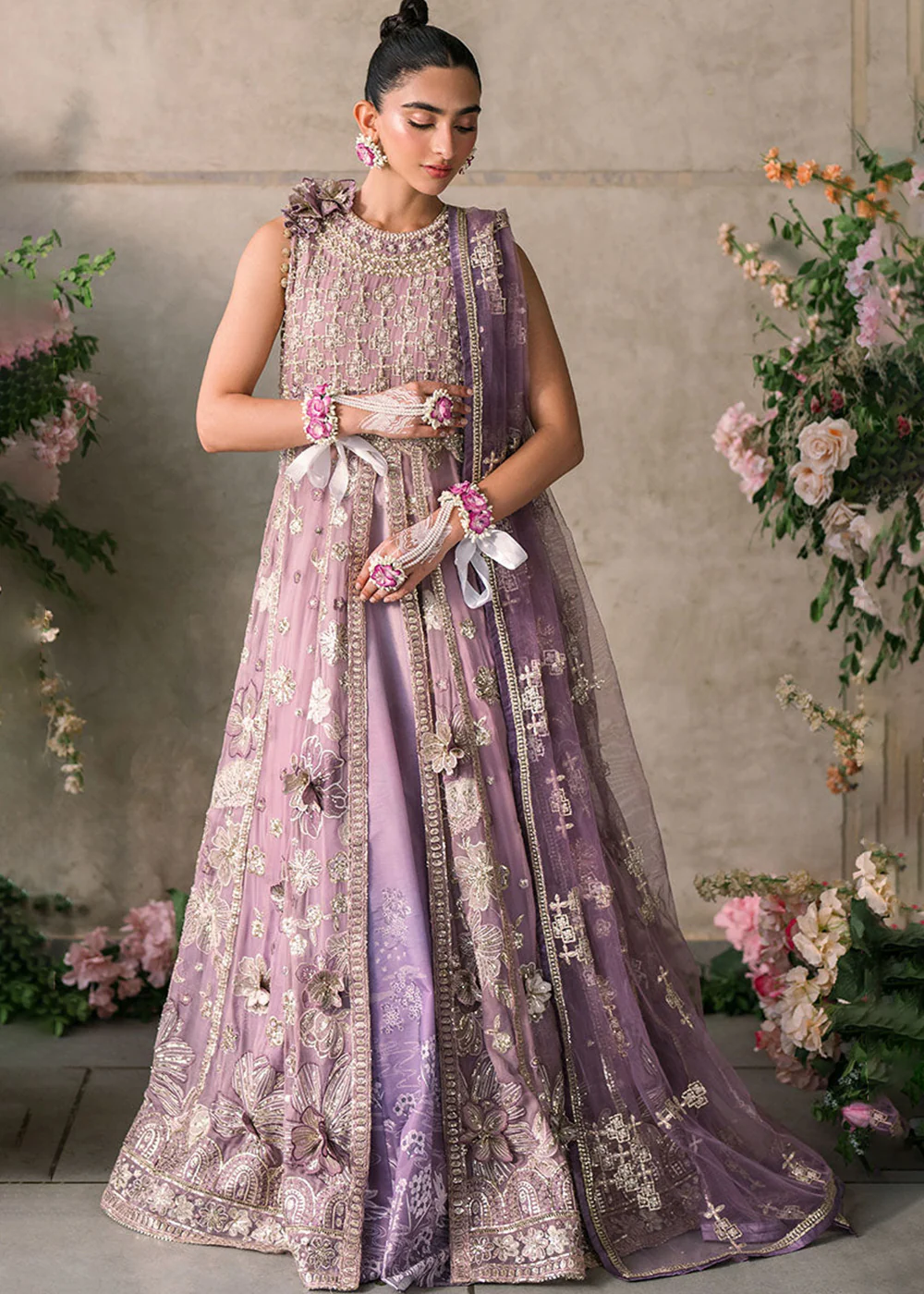 Mastani Evening Luxury Chiffon '24 by Mushq | Sana - Image 5